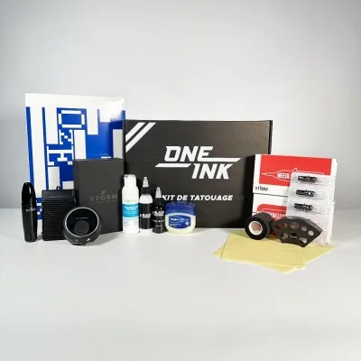 Kit tatouage V4 - Alimentation Pro + Pen Rotative