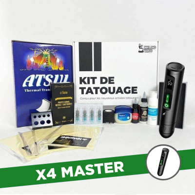 Kit tatouage X4 Master - Machine sans fil à batterie