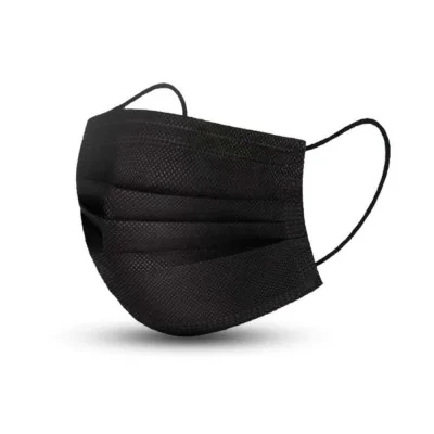 Masque Chirurgical Noir - 50 pièces