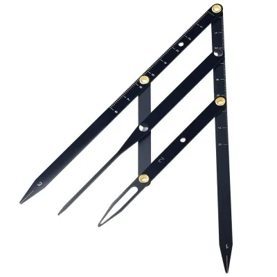 Règle compas noir PMU Sourcils