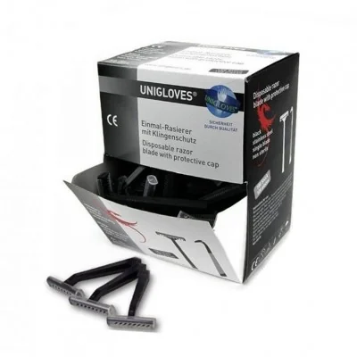 Rasoirs Jetable Unigloves Noir - 100 pièces